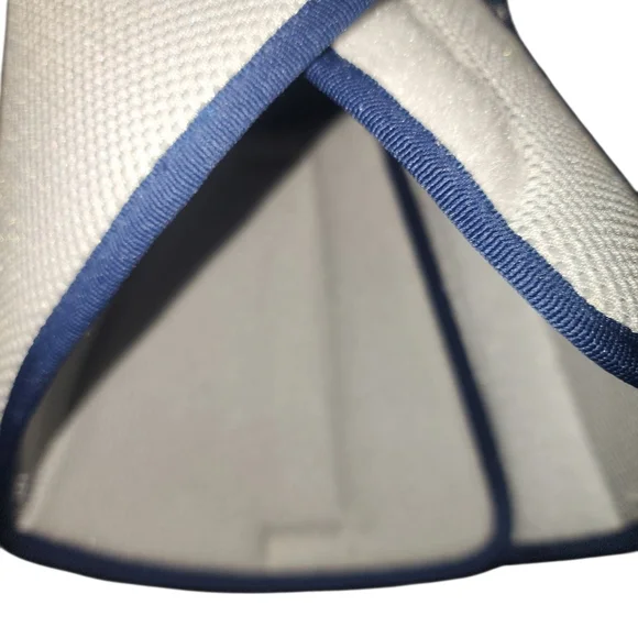 Open Soft Dog Cone, Dog Recovery Collar Blue And Grey - Picture 3 of 4